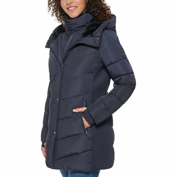 Andrew Marc Ladies' Walker Jacket , Navy - Picture 4 of 7